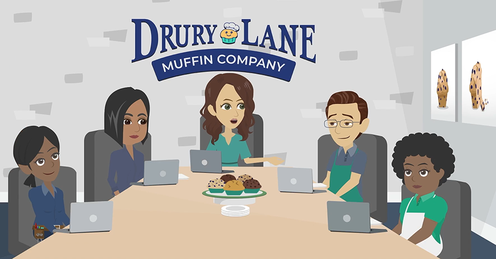 Drury Lane Muffin Company training simulation