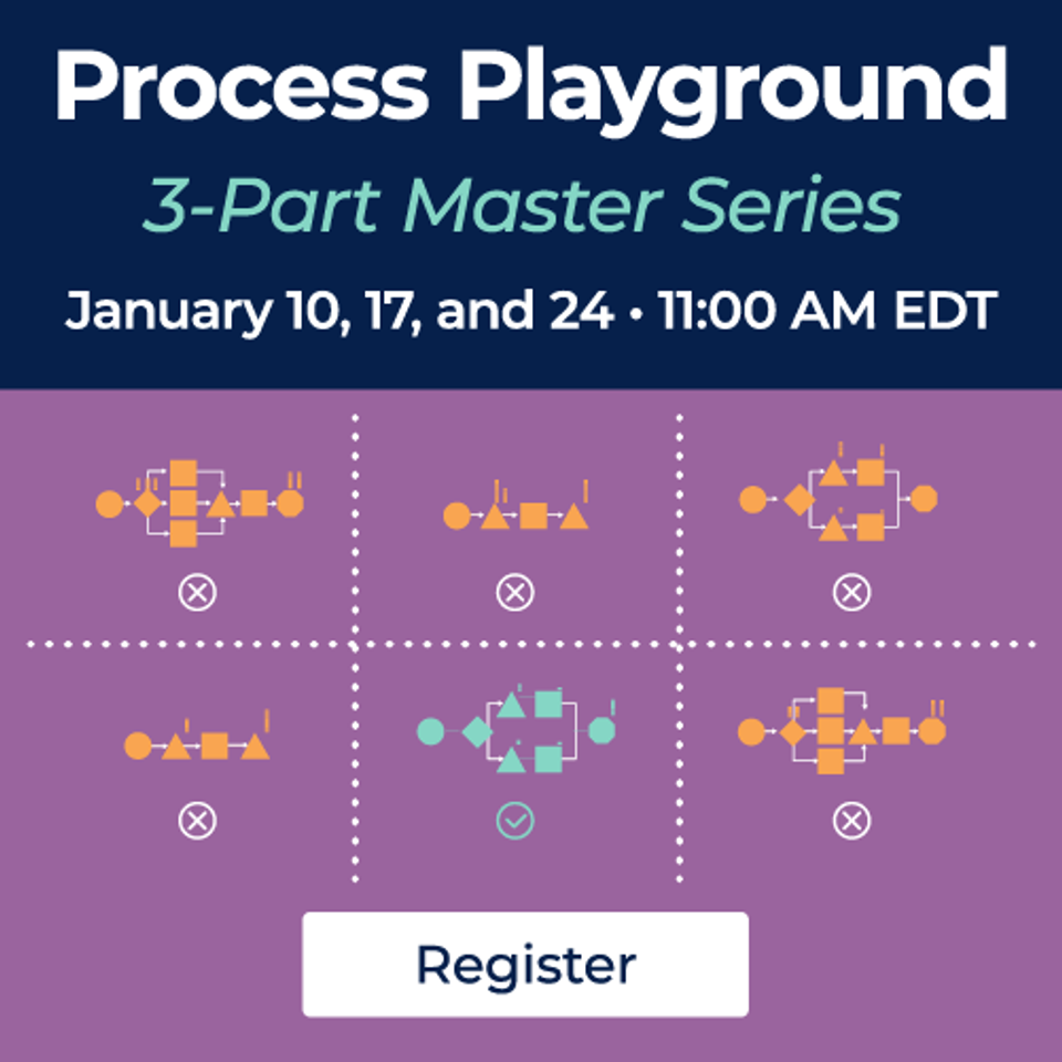 Register for Process Modeling Master Series