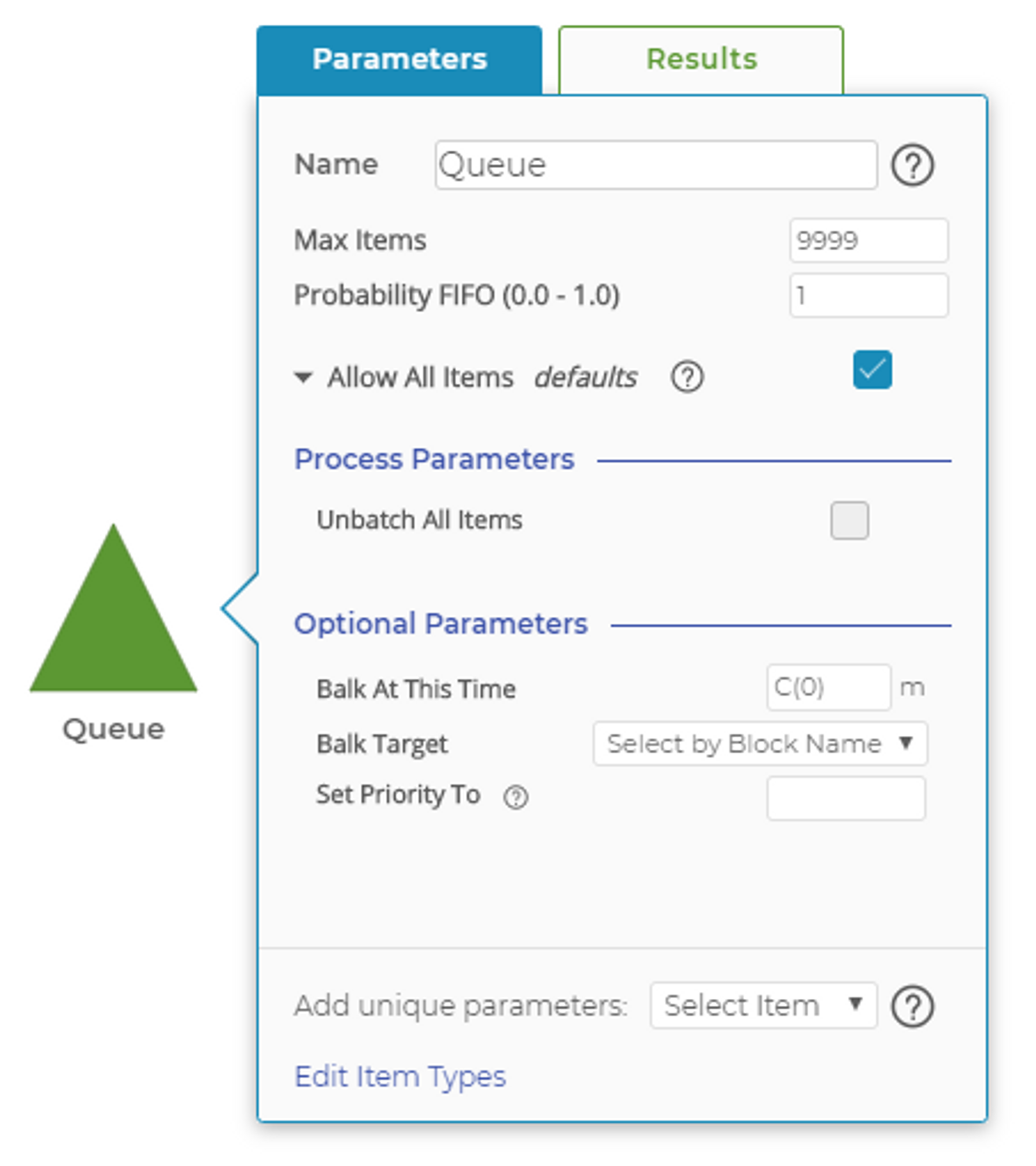 Queue Parameters