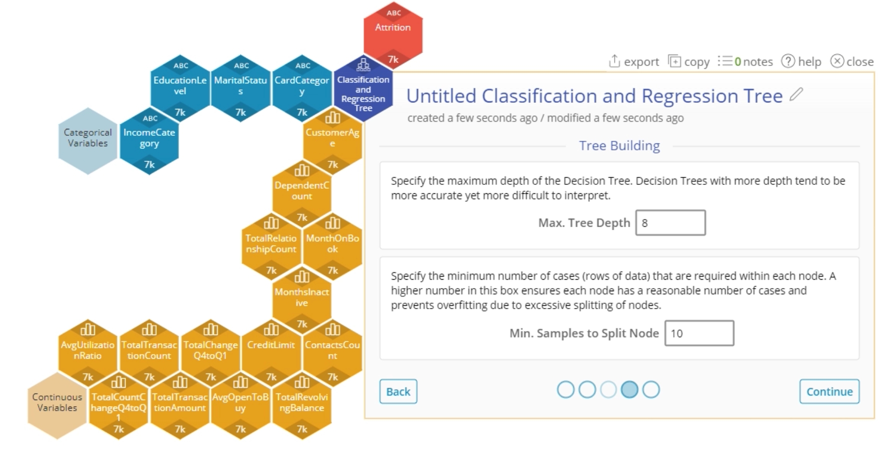 Start up menu with "attrition" added on.