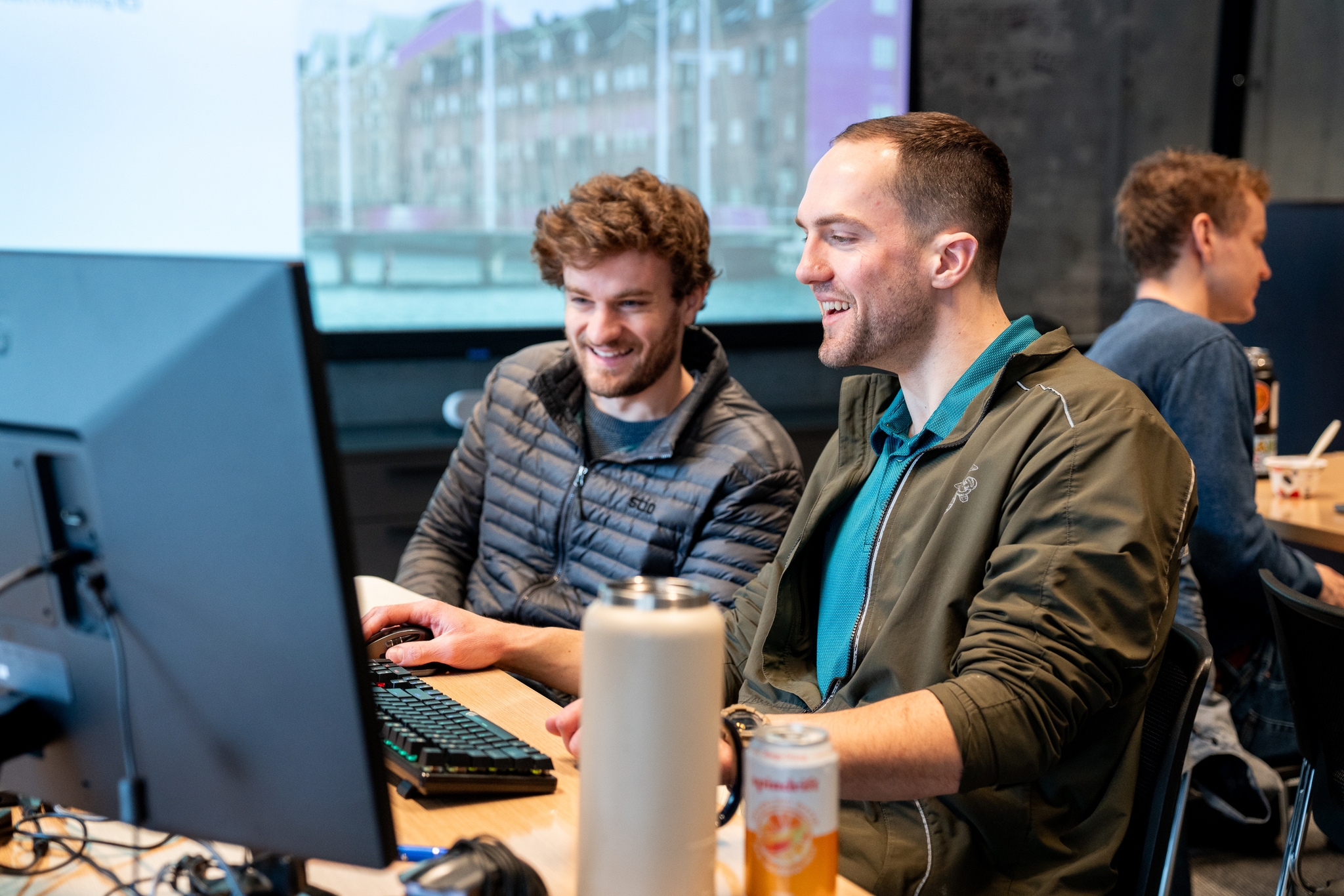 Developers at MoreSteam's 2026 Hackathon