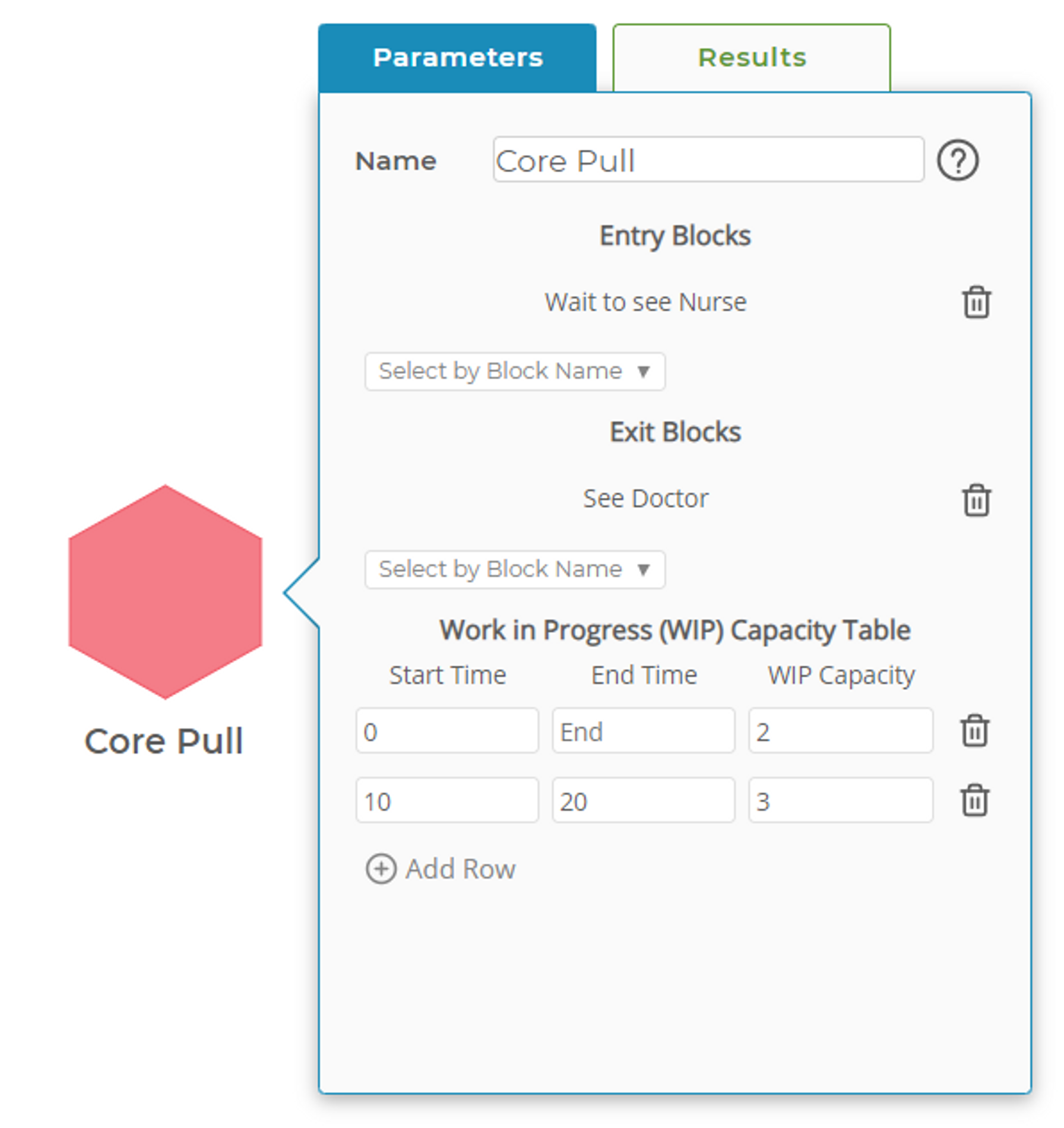 Core Pull Parameters