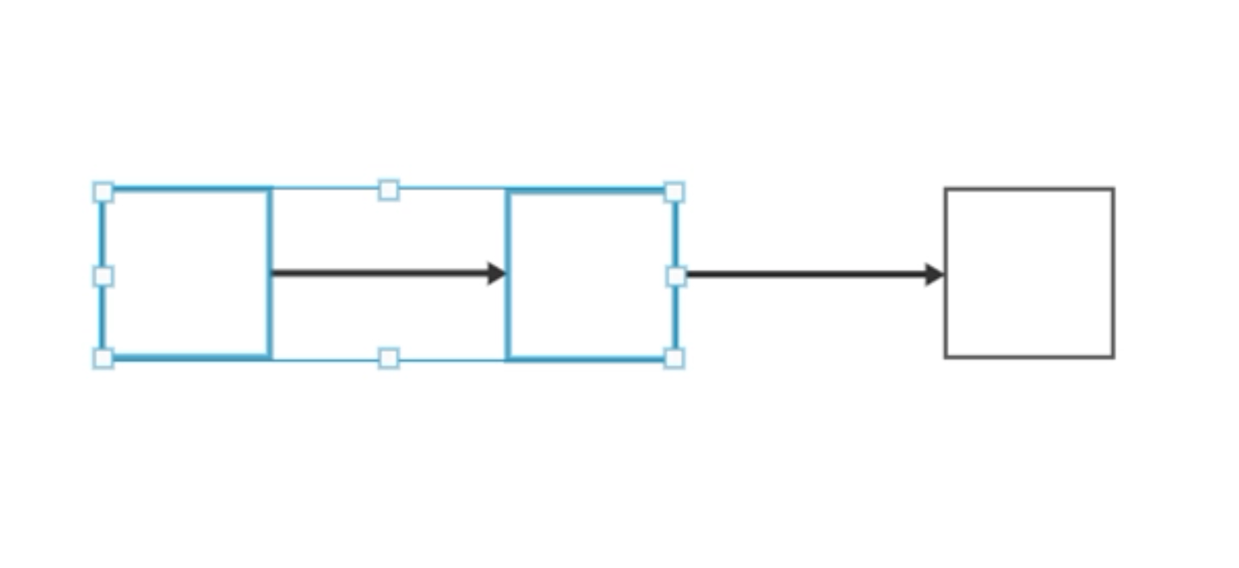 Multiple shapes selected.