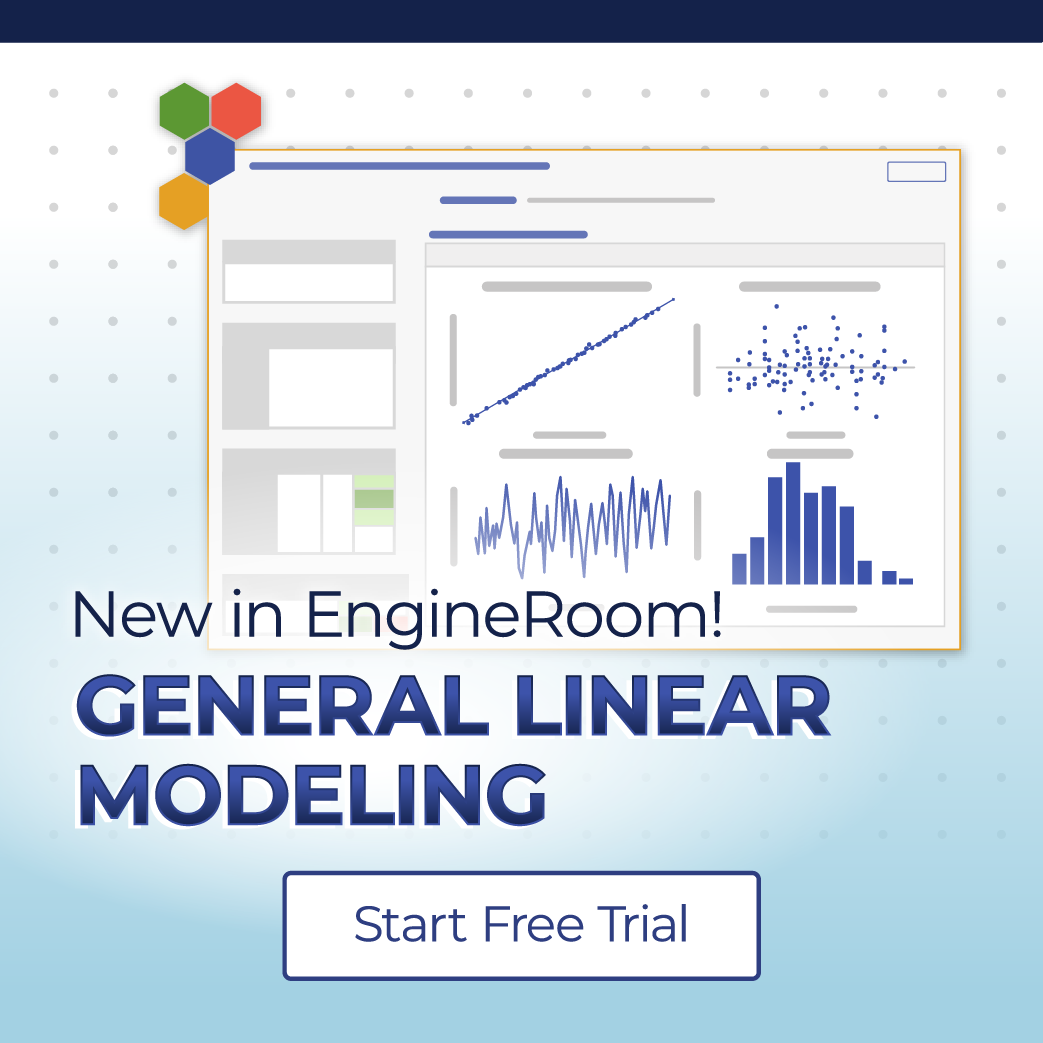 New in EngineRoom: General Linear Modeling