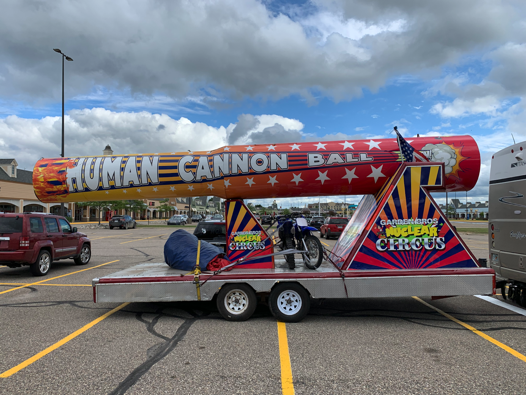 A human cannon