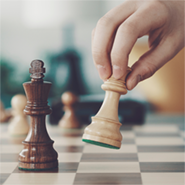 Image of a person playing chess