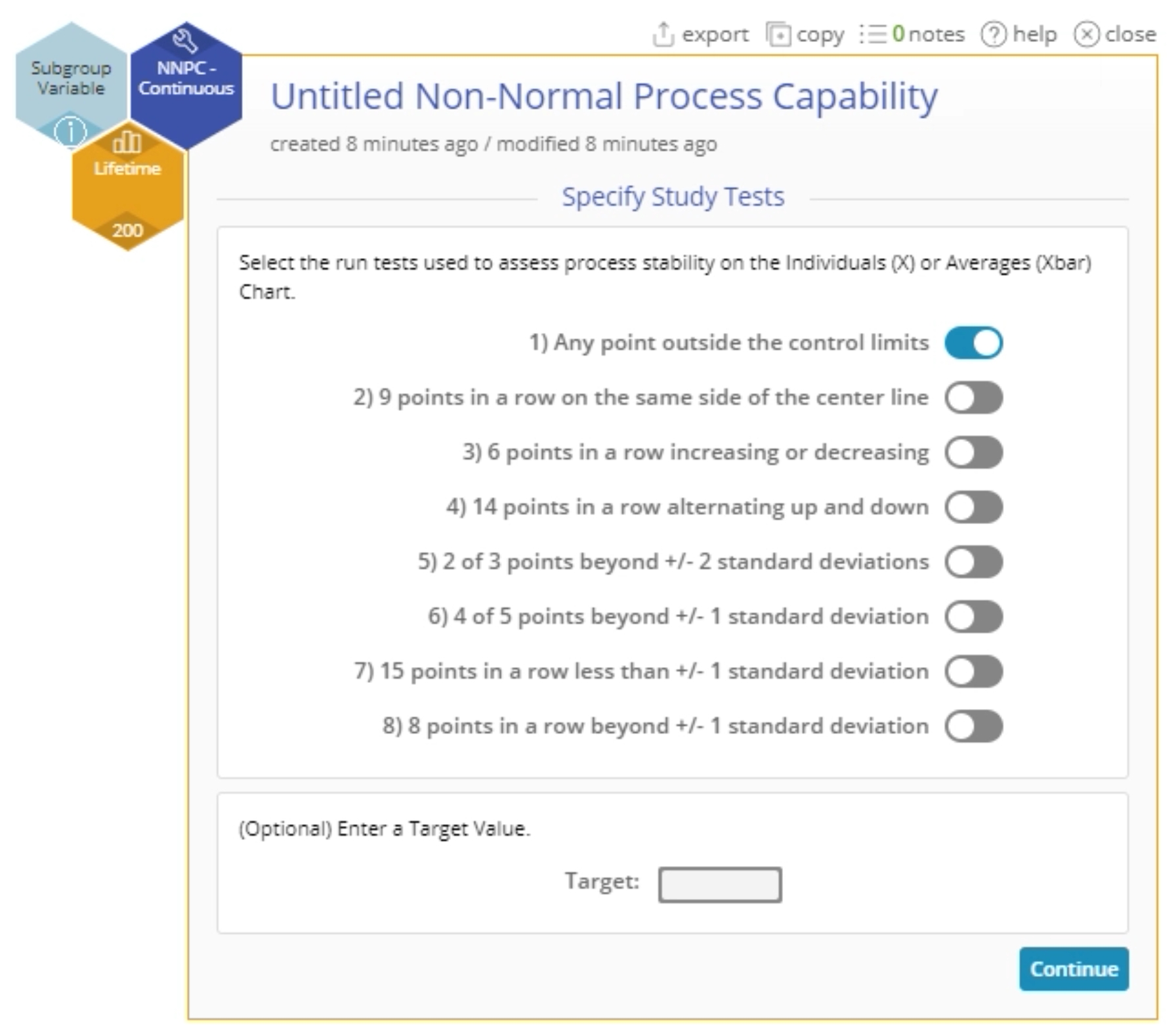 Non-normal process capability