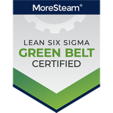 Lean Six Sigma Green Belt Badge