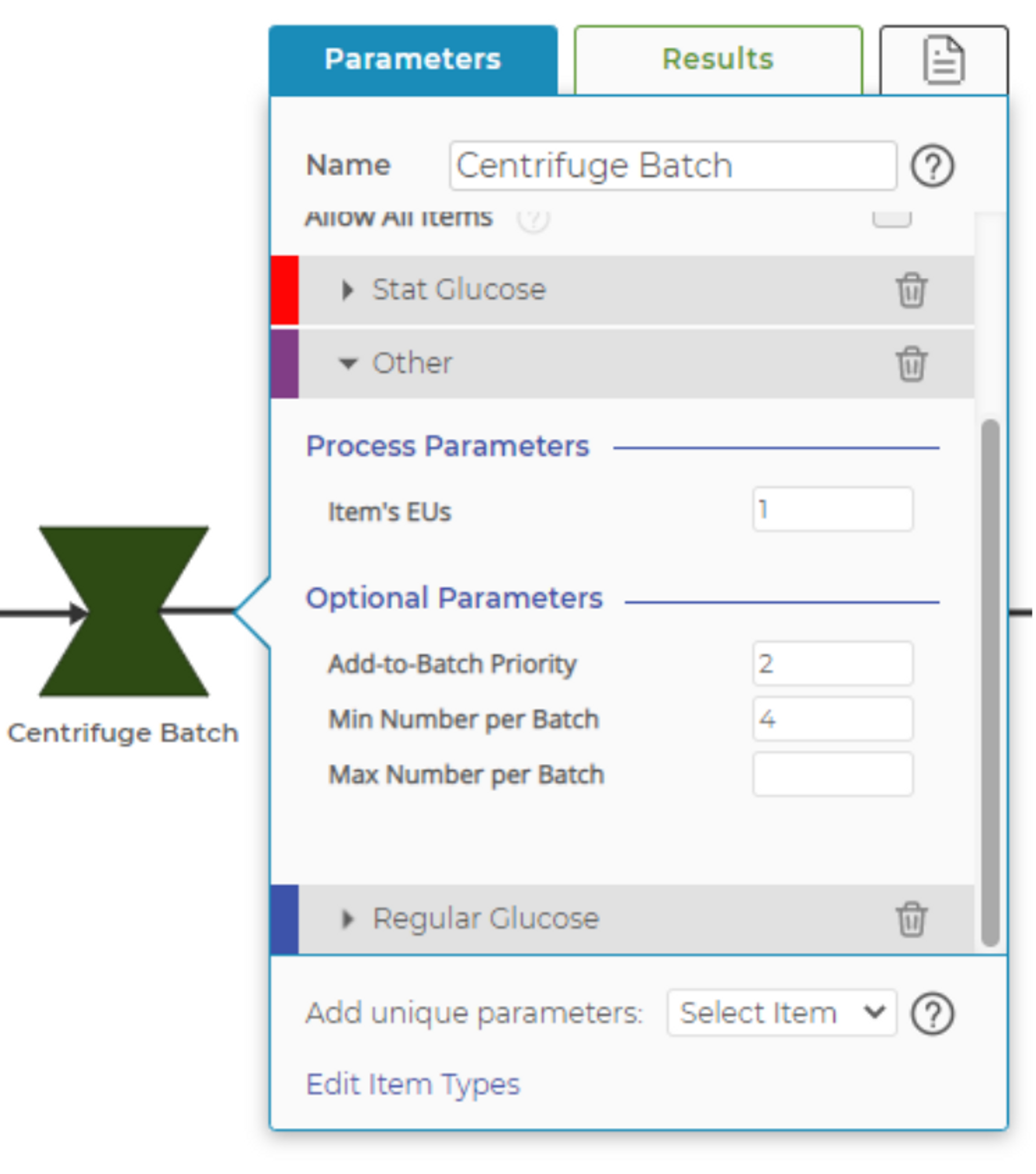 FlexiBatch Specific Parameters