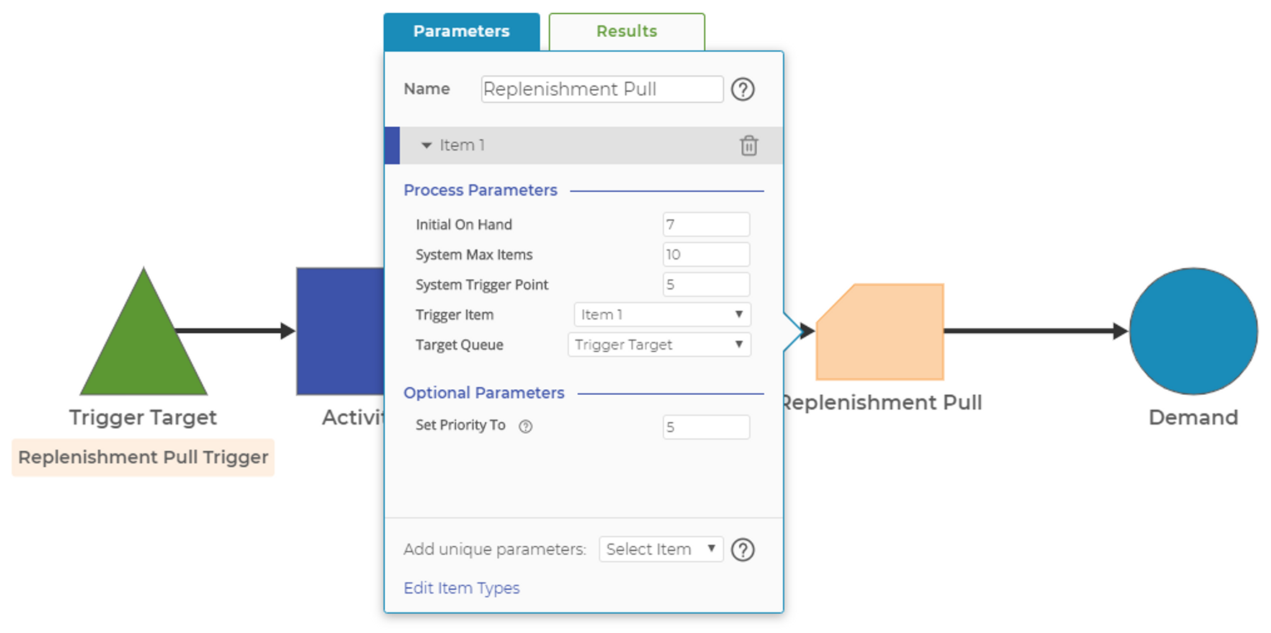 Pull Block Parameters