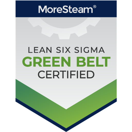 MoreSteam Green Belt Badge