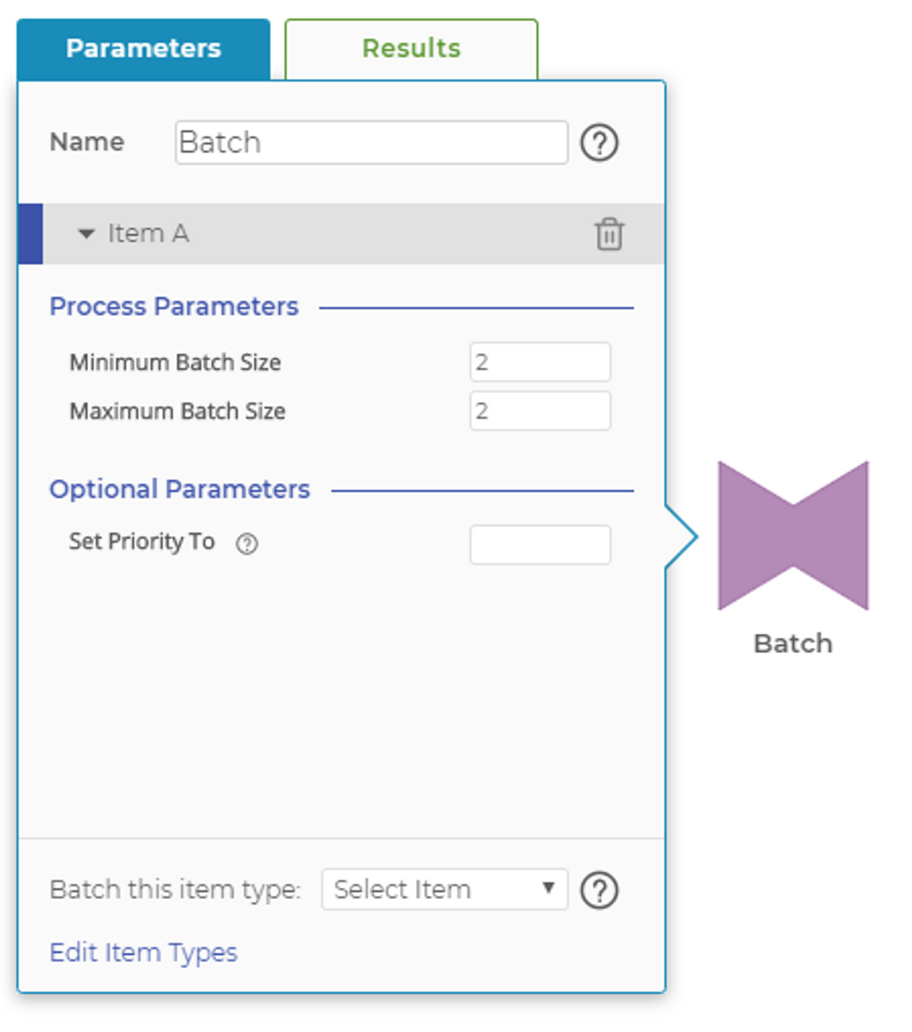 Batch Block Parameters