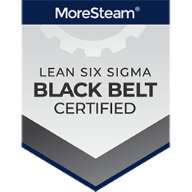 Lean Six Sigma Black Belt Badge