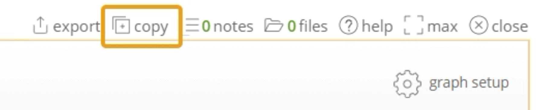 Select copy from toolbar.