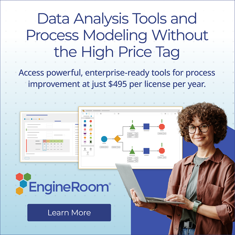 Data Analysis Tools and Process Modeling Without the High Price Tag. Access powerful, enterprise-ready tools for process improvement at just $495 per license per year. Learn More