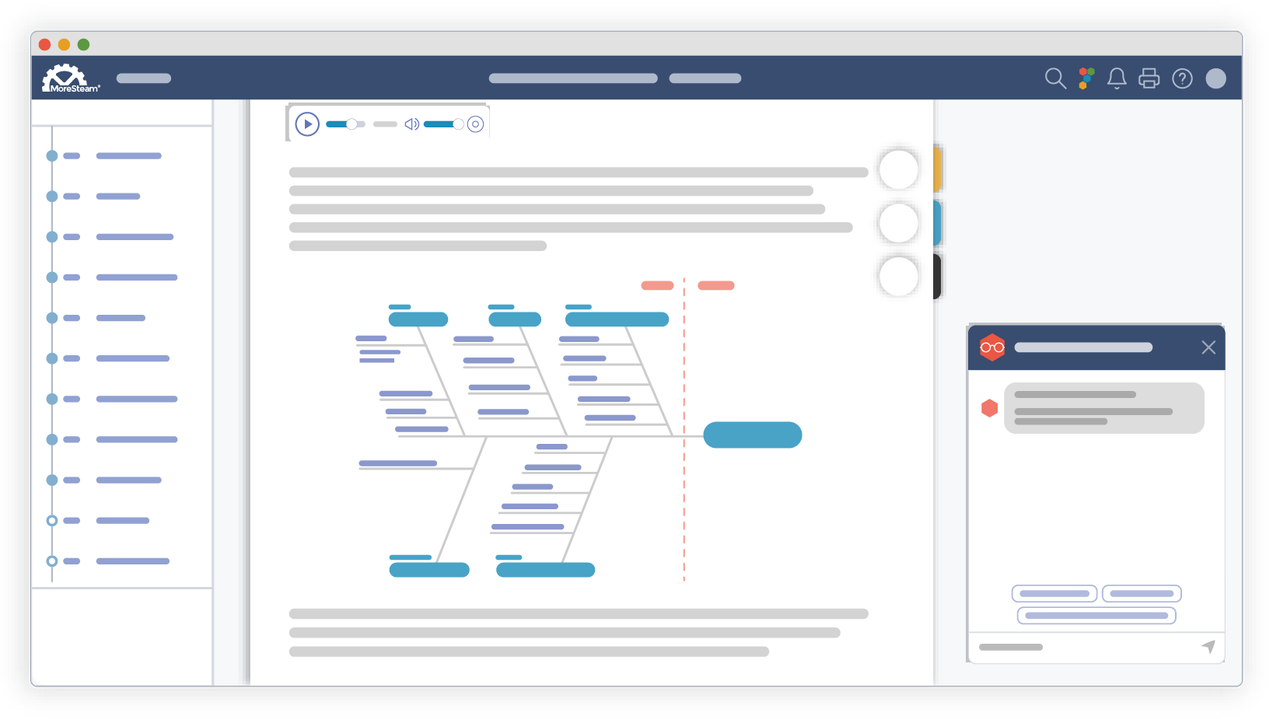 Preview of a MoreSteam Lean Six Sigma course