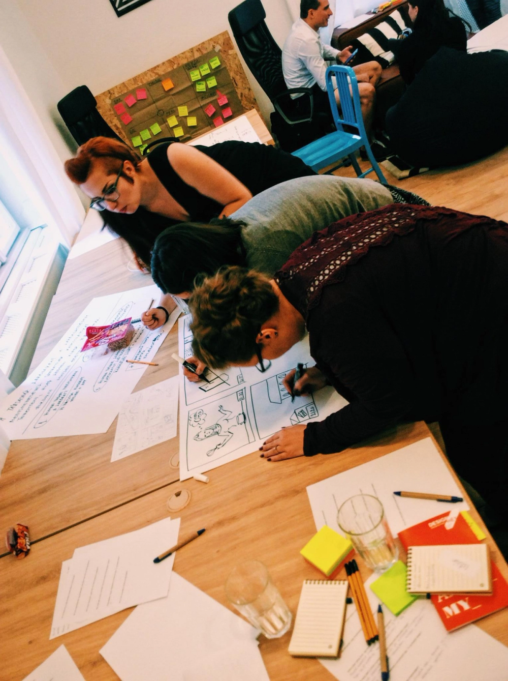 UX workshop at Cheppers during the Design Week 07
