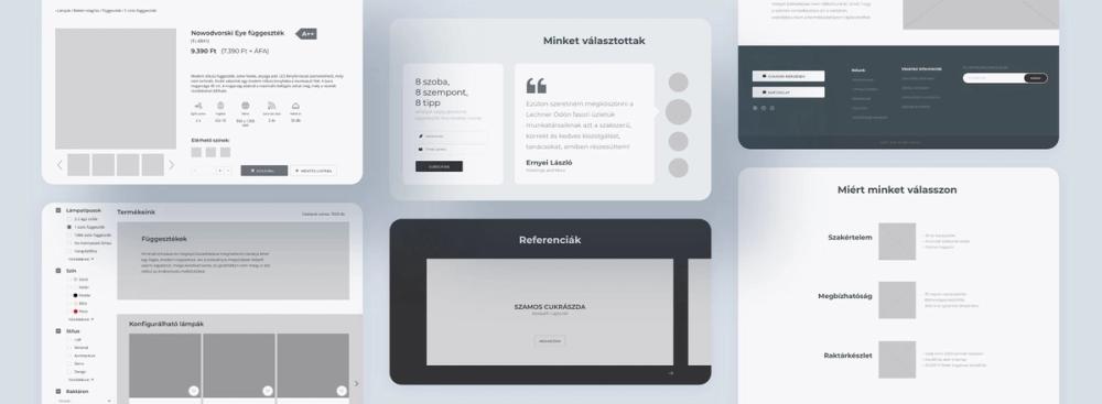 Elter webáruház design folyamat