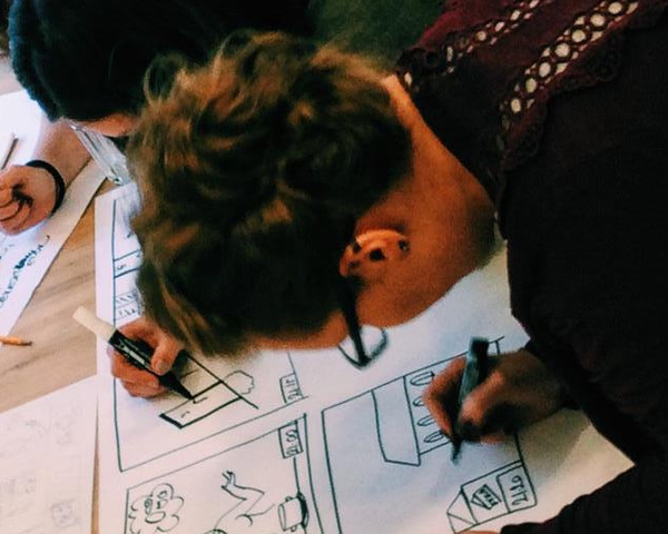 UX workshop at Cheppers during the Design Week
