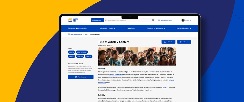 United way laptop