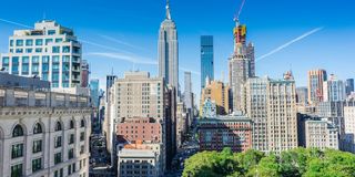 landscape of Manhattan