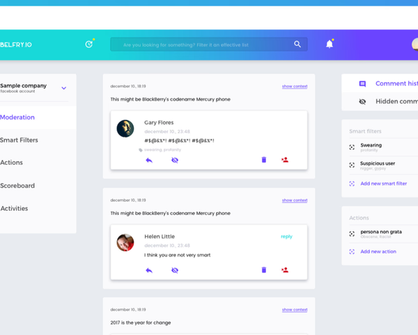 Belfry.io - introducing the next generation moderation platform