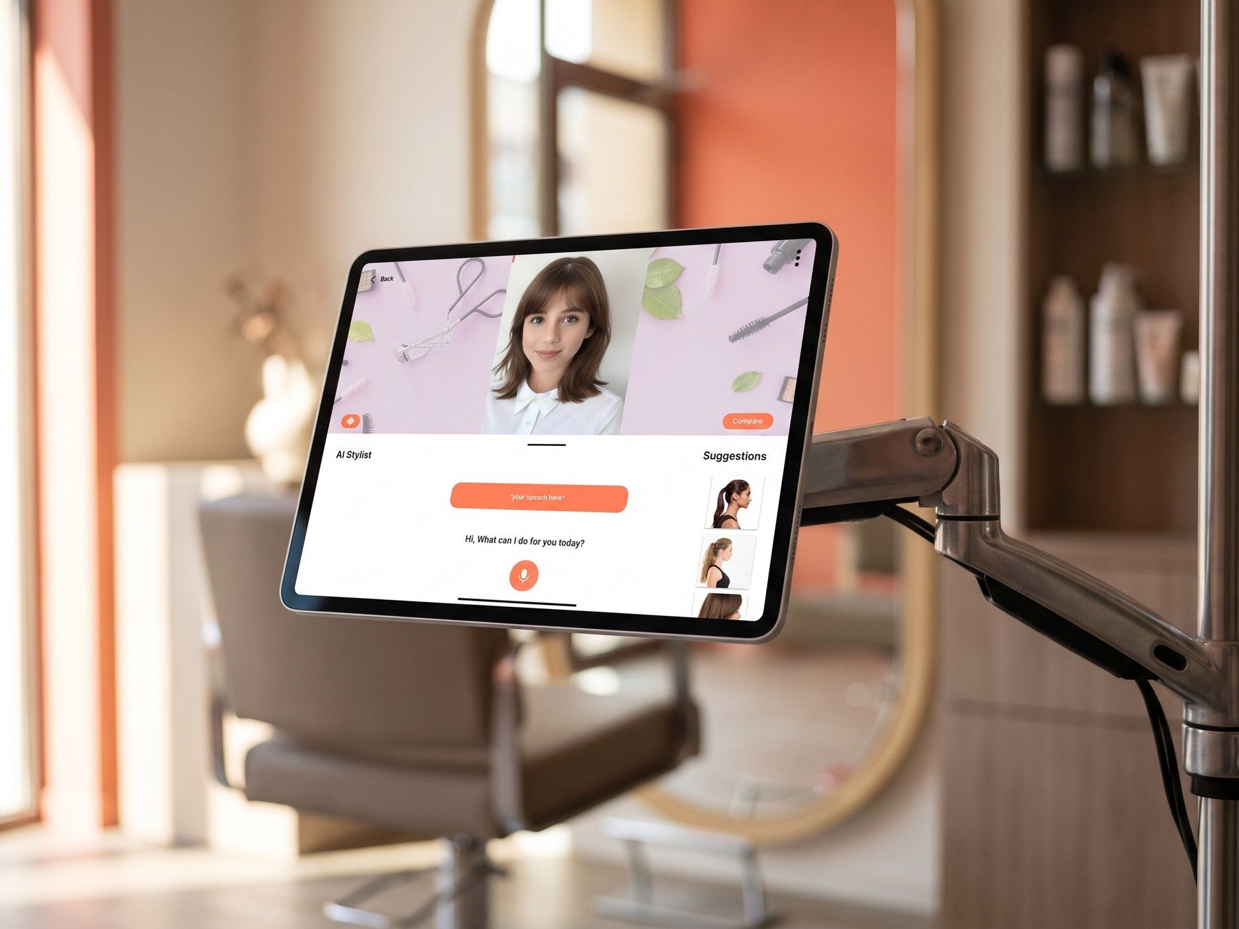 The AI stylist, asked out loud