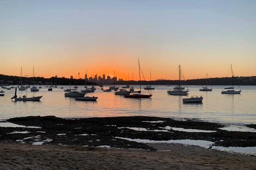 Watsons bay sunset golden hour