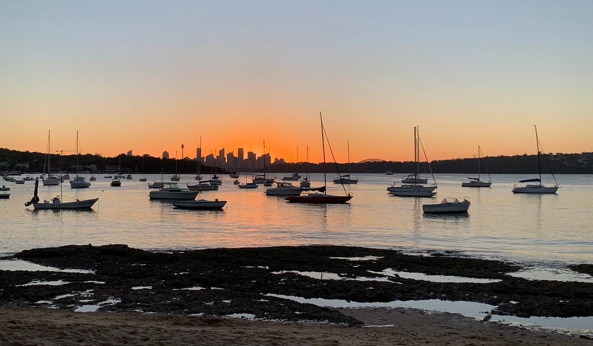 Watsons bay sunset golden hour