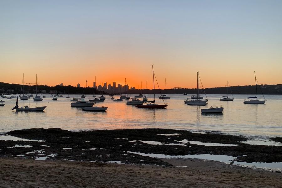 Watsons bay sunset golden hour