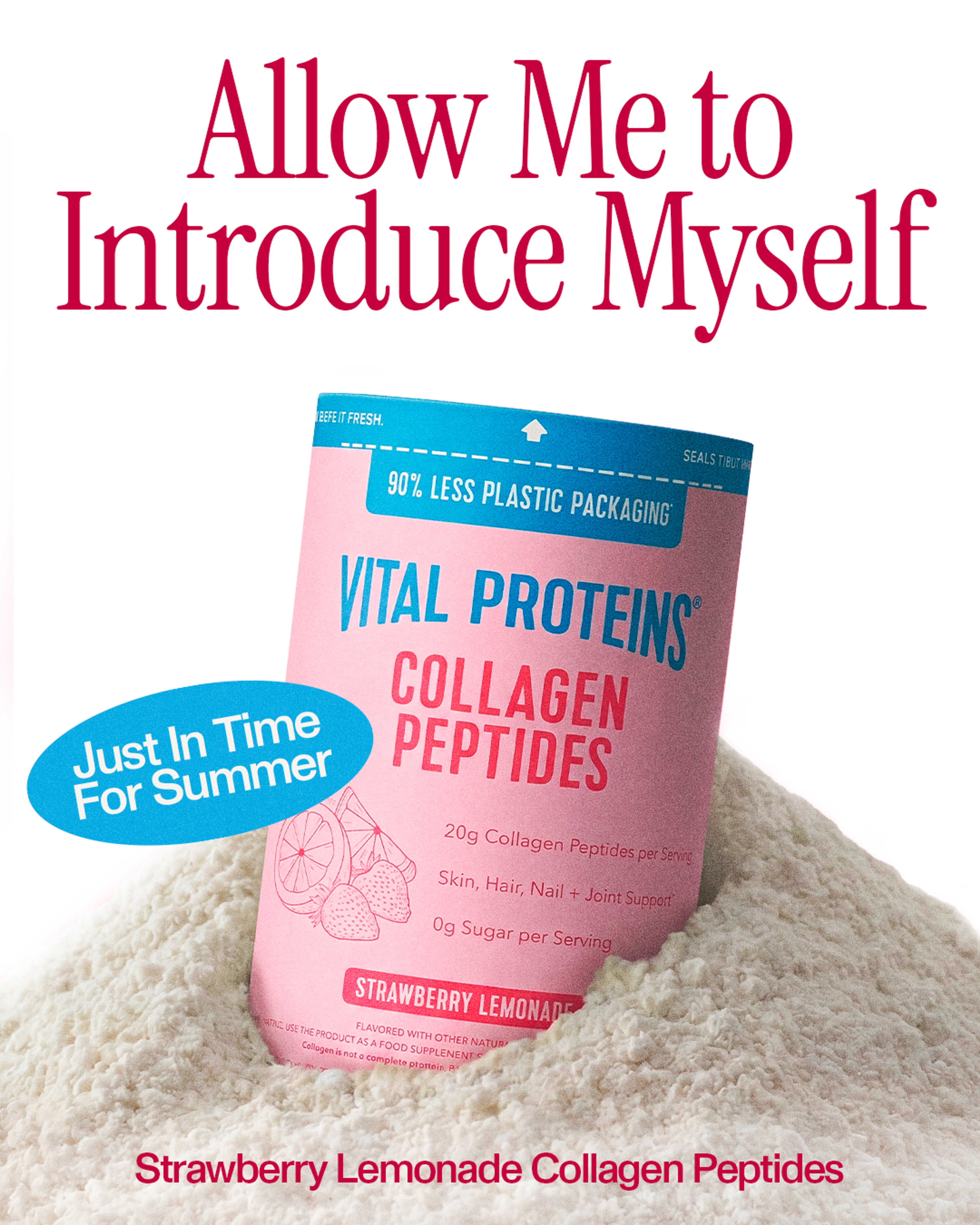 Vital Proteins Strawberry Lemonade Collagen Peptides