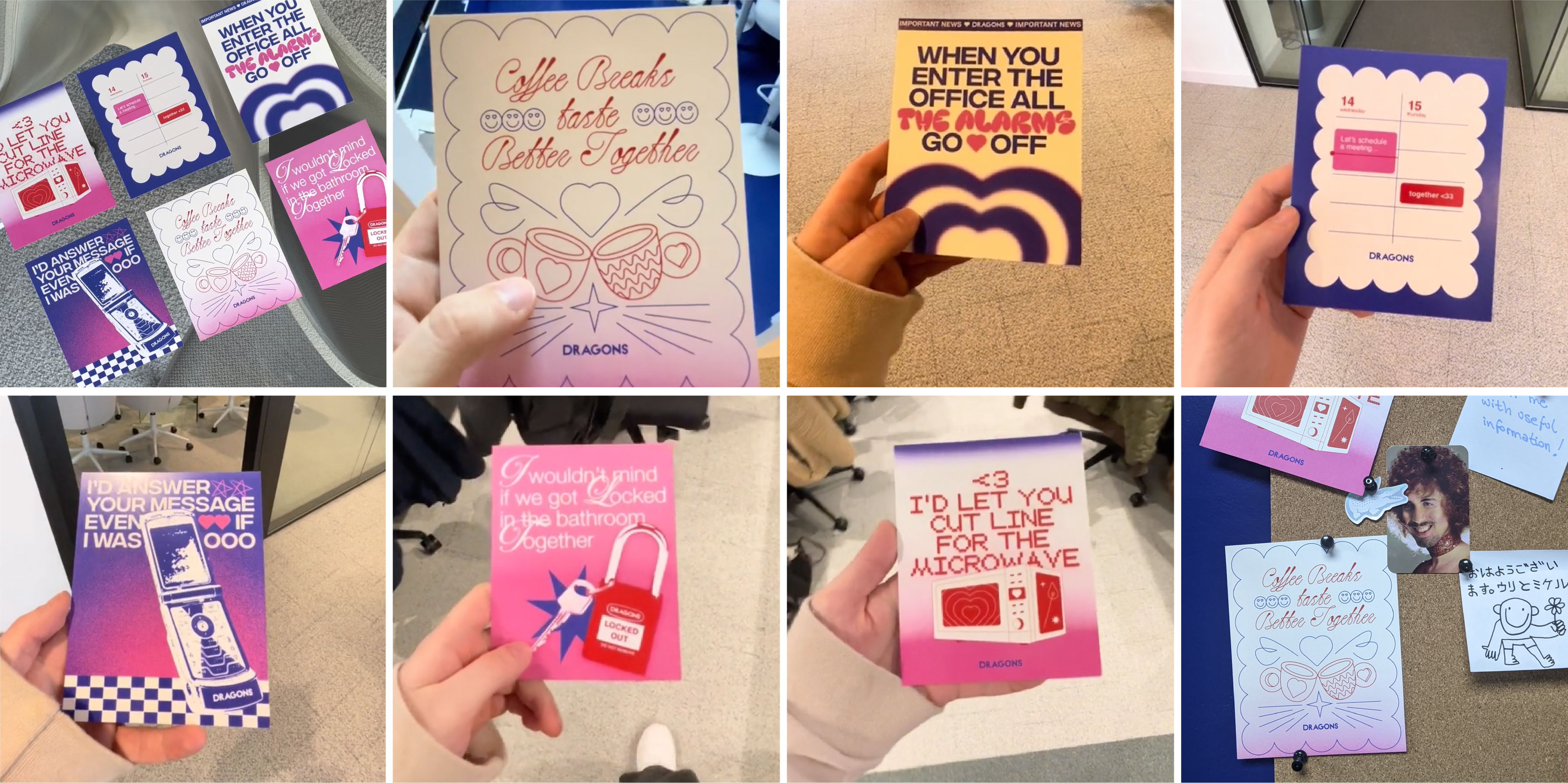 Photos of the prints