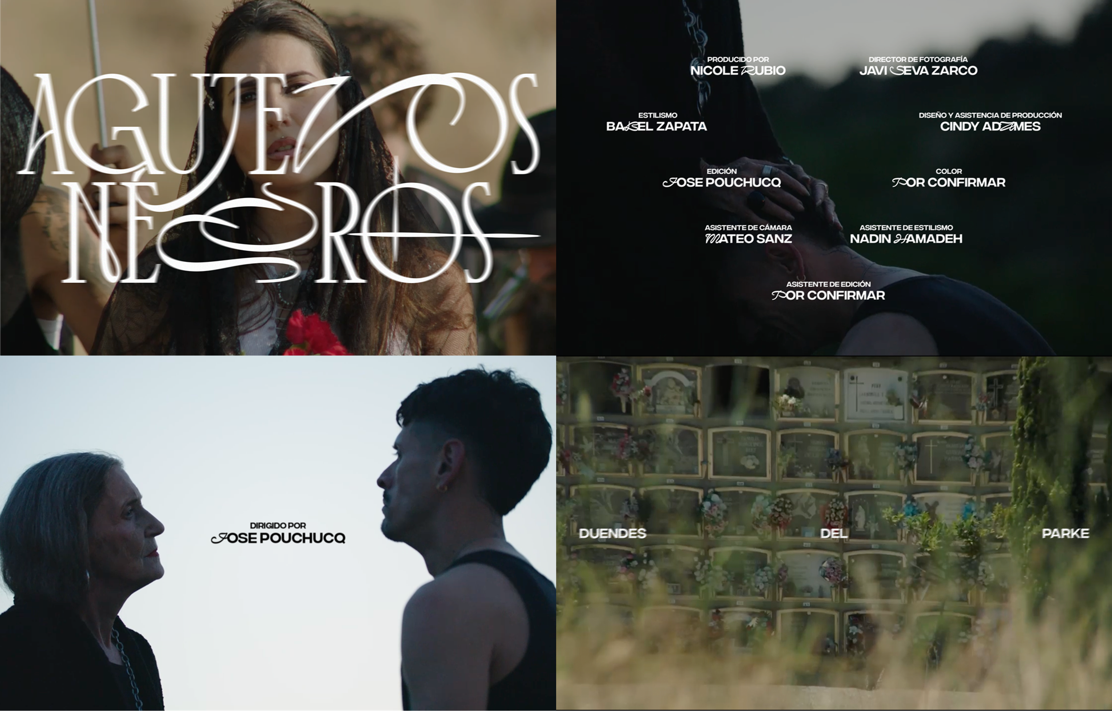 Agujeros Negros Créditos Video Musical