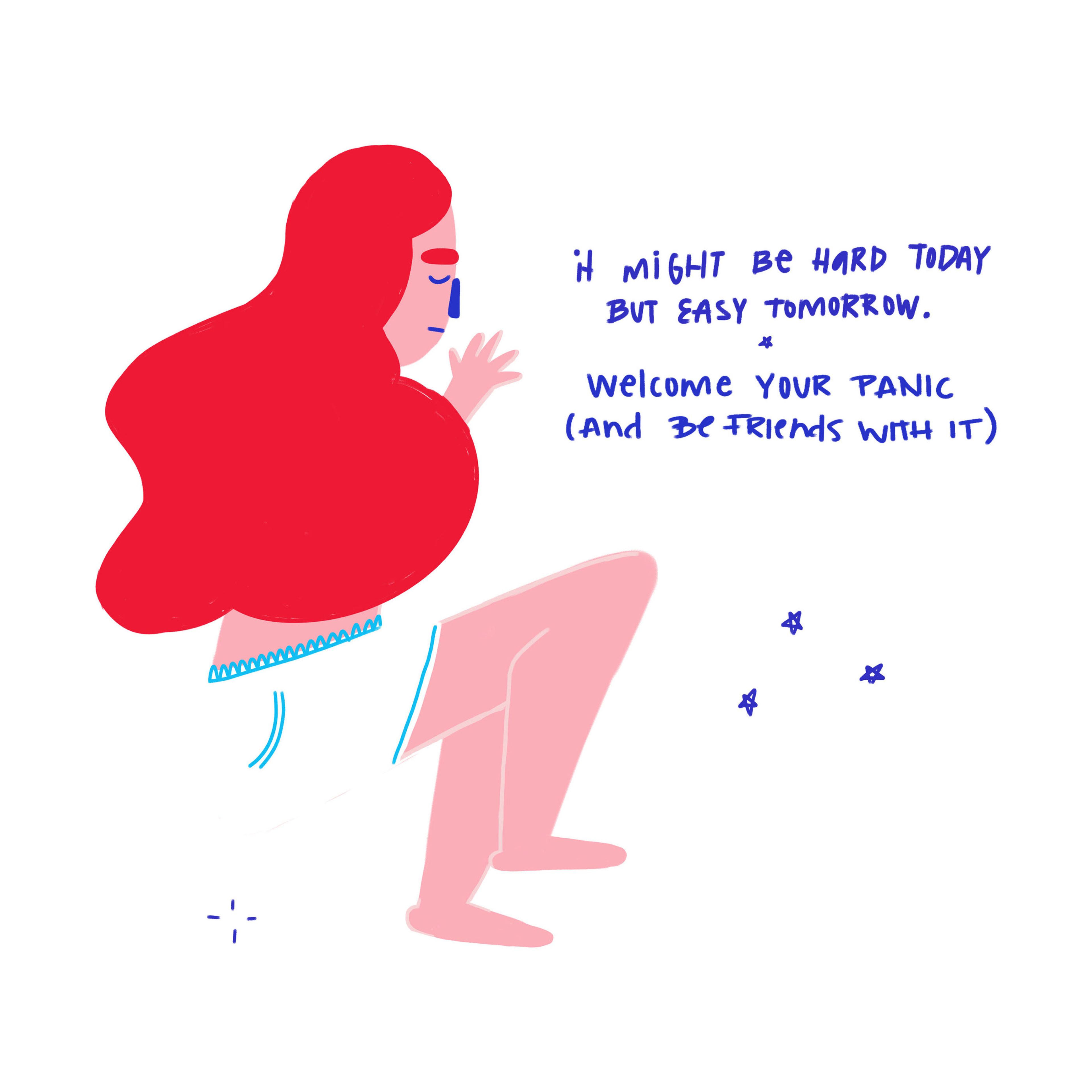 Hard today, easy tomorrow