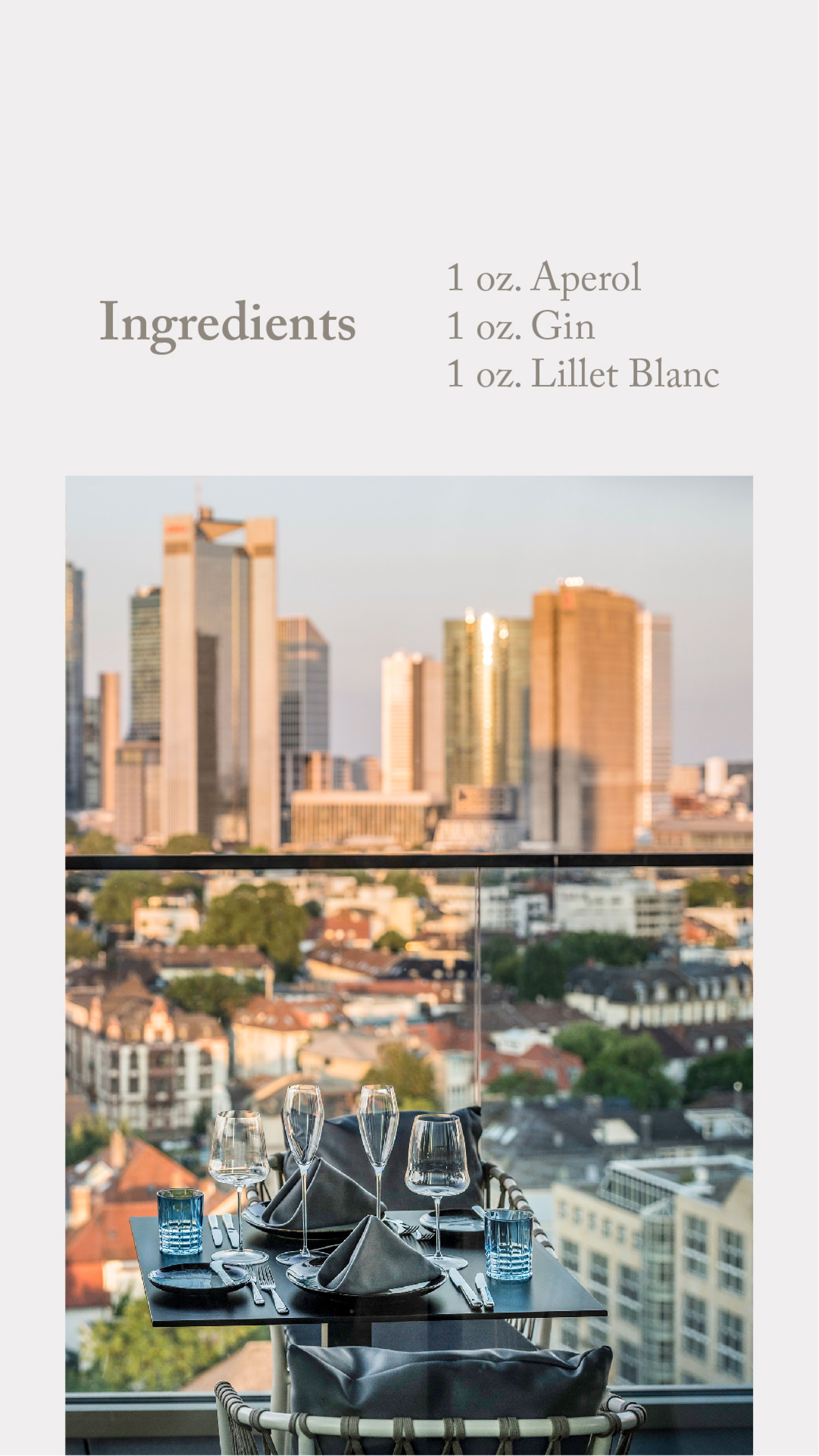 Cheeky Negroni Ingredients