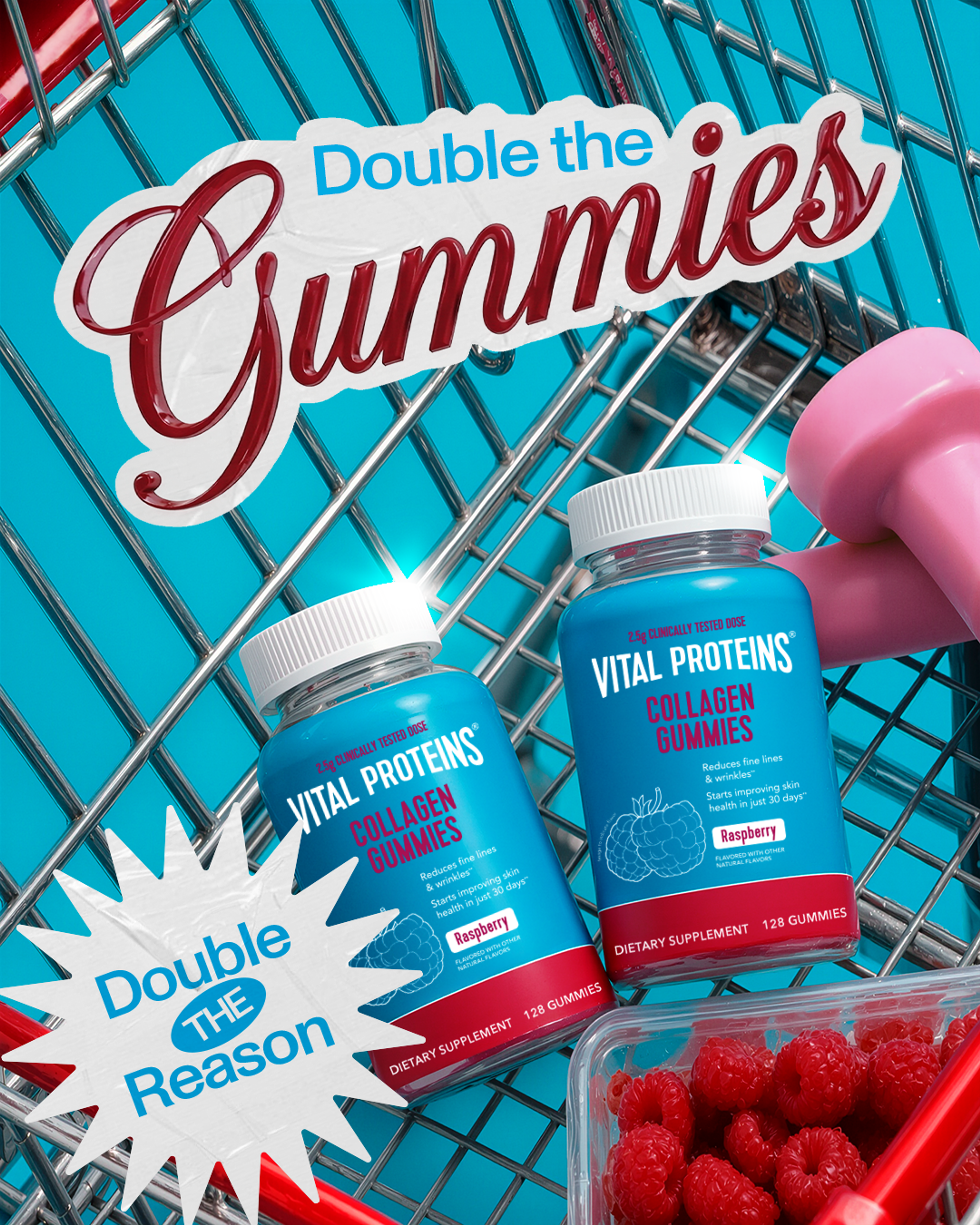 Vital Proteins Collagen Gummies Raspberry