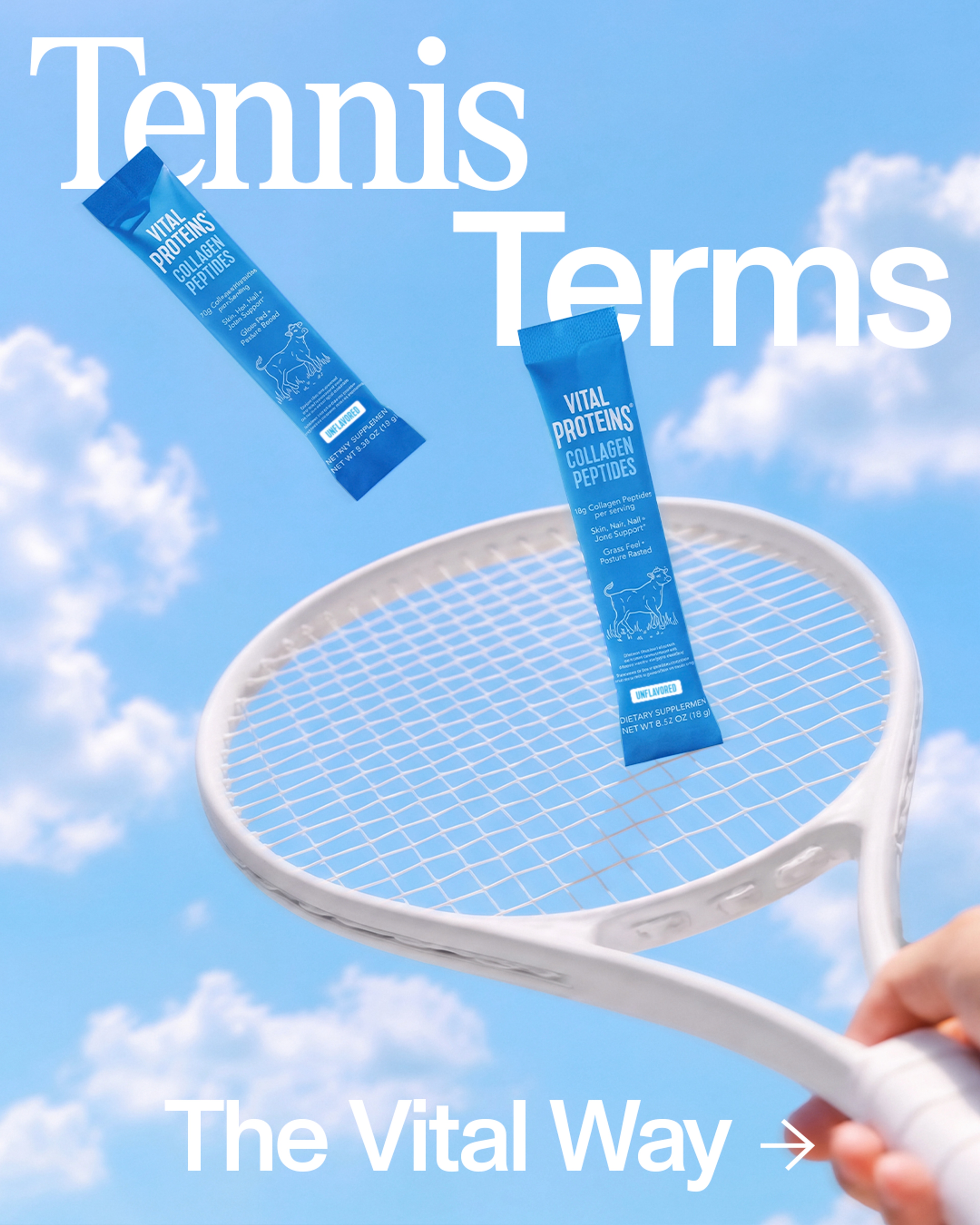 VITAL PROTEINS US OPEN TENNIS TERMS