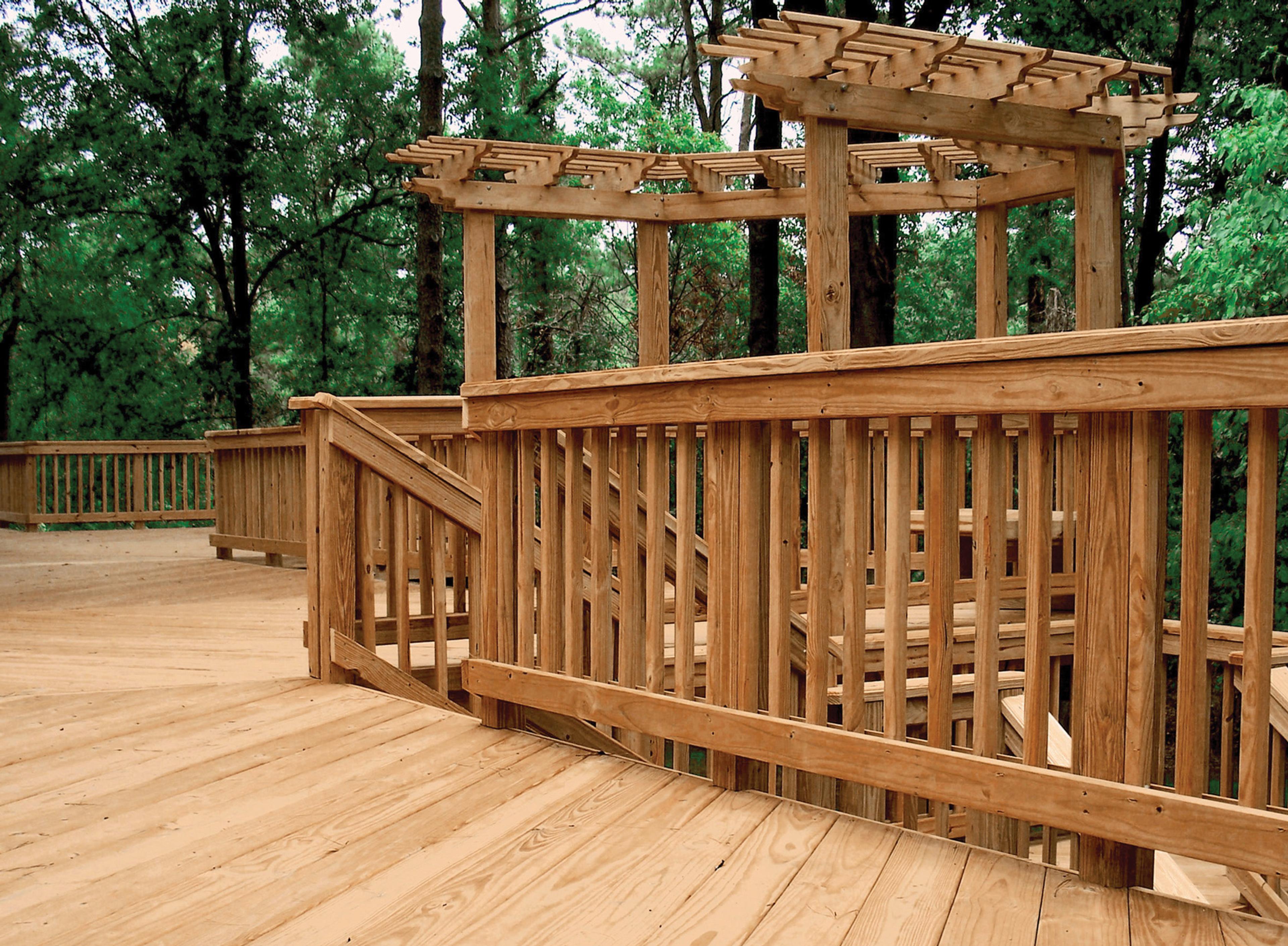 Deck made with Koppers' wood