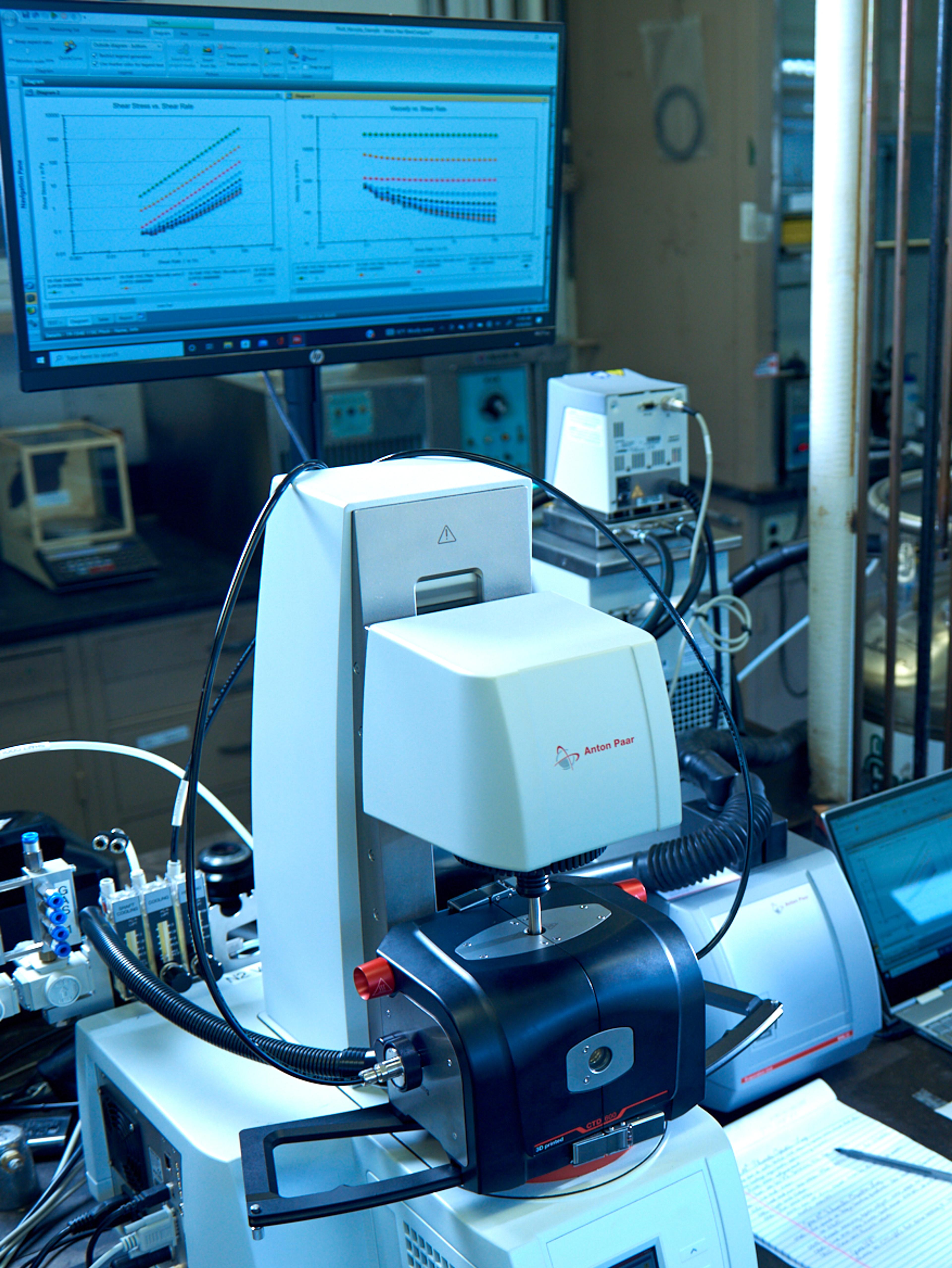 Machine in a lab
