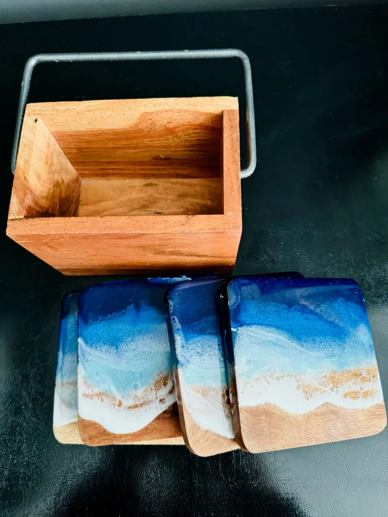 Coastal Horizon Coasters