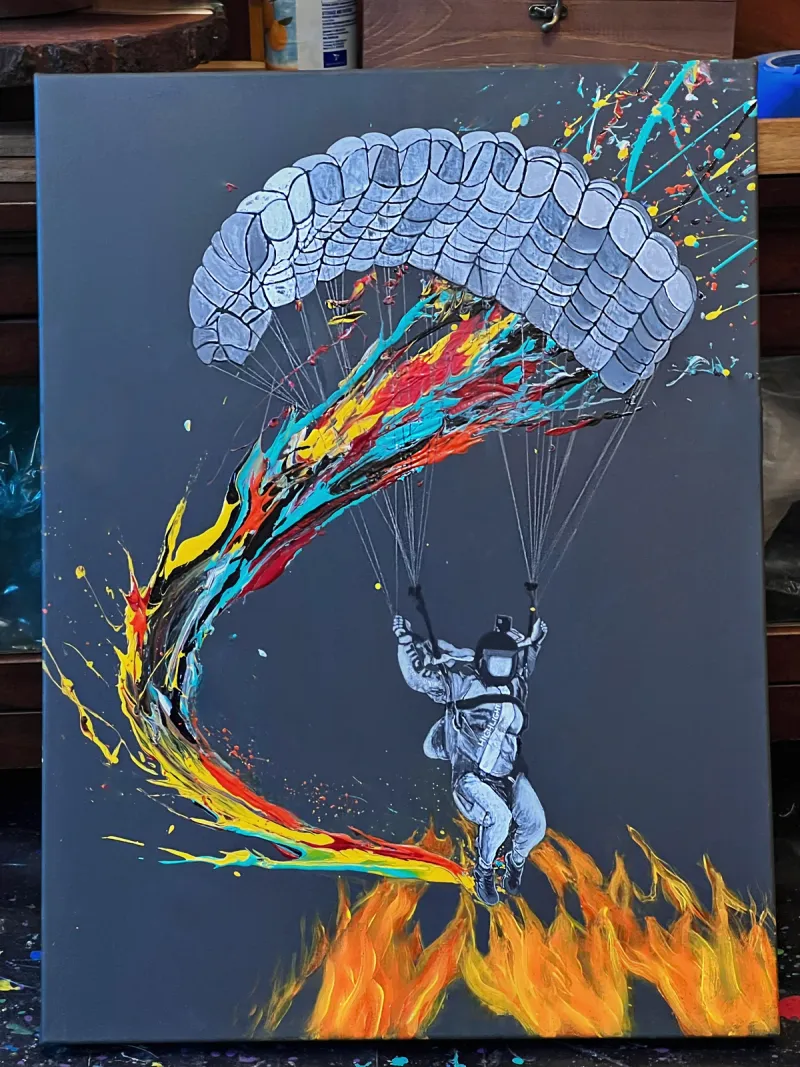 Burning Descent