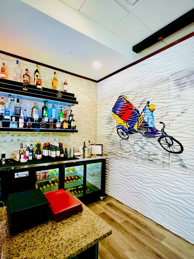 Vibrant Delivery Bike
