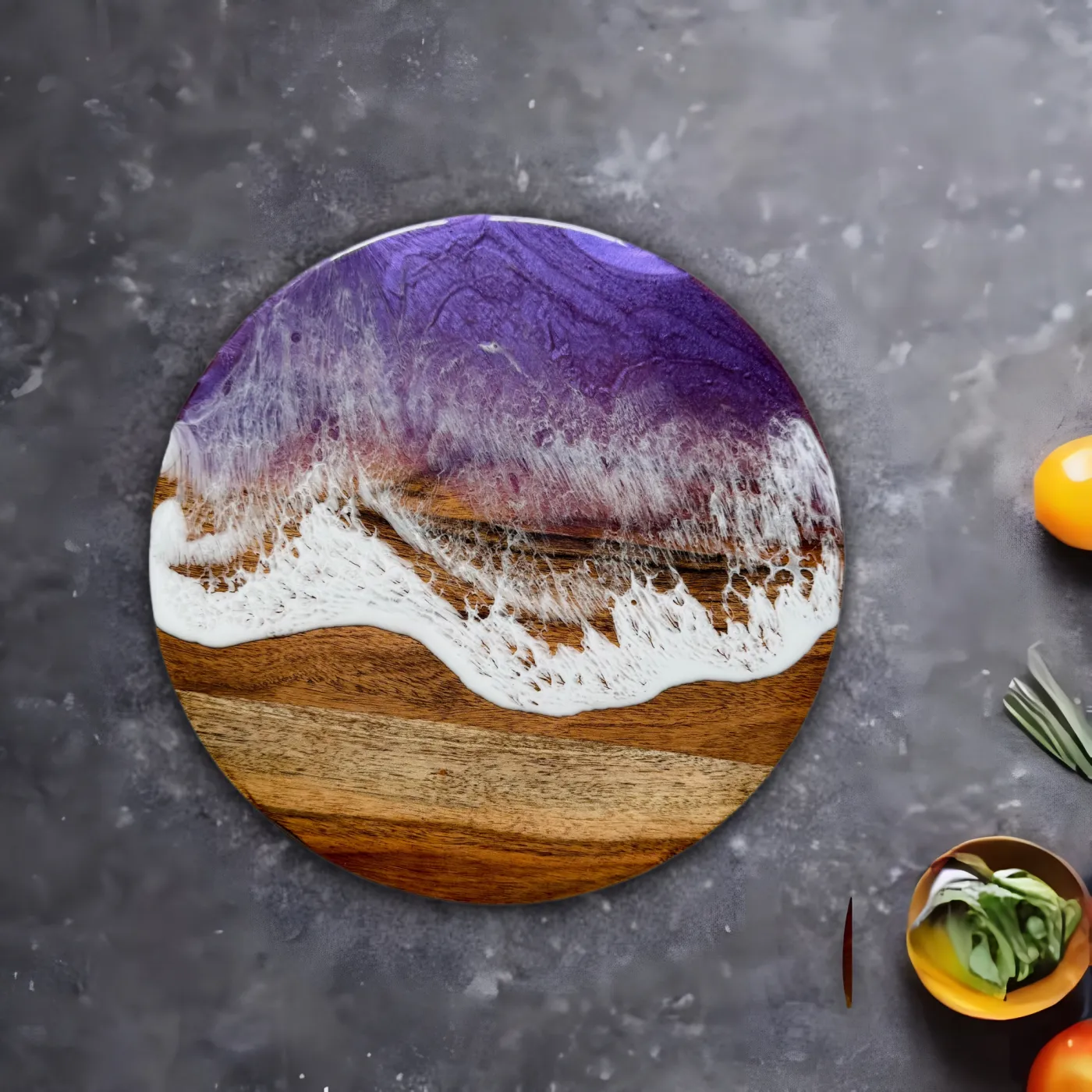 Purple Mountain Landscape
