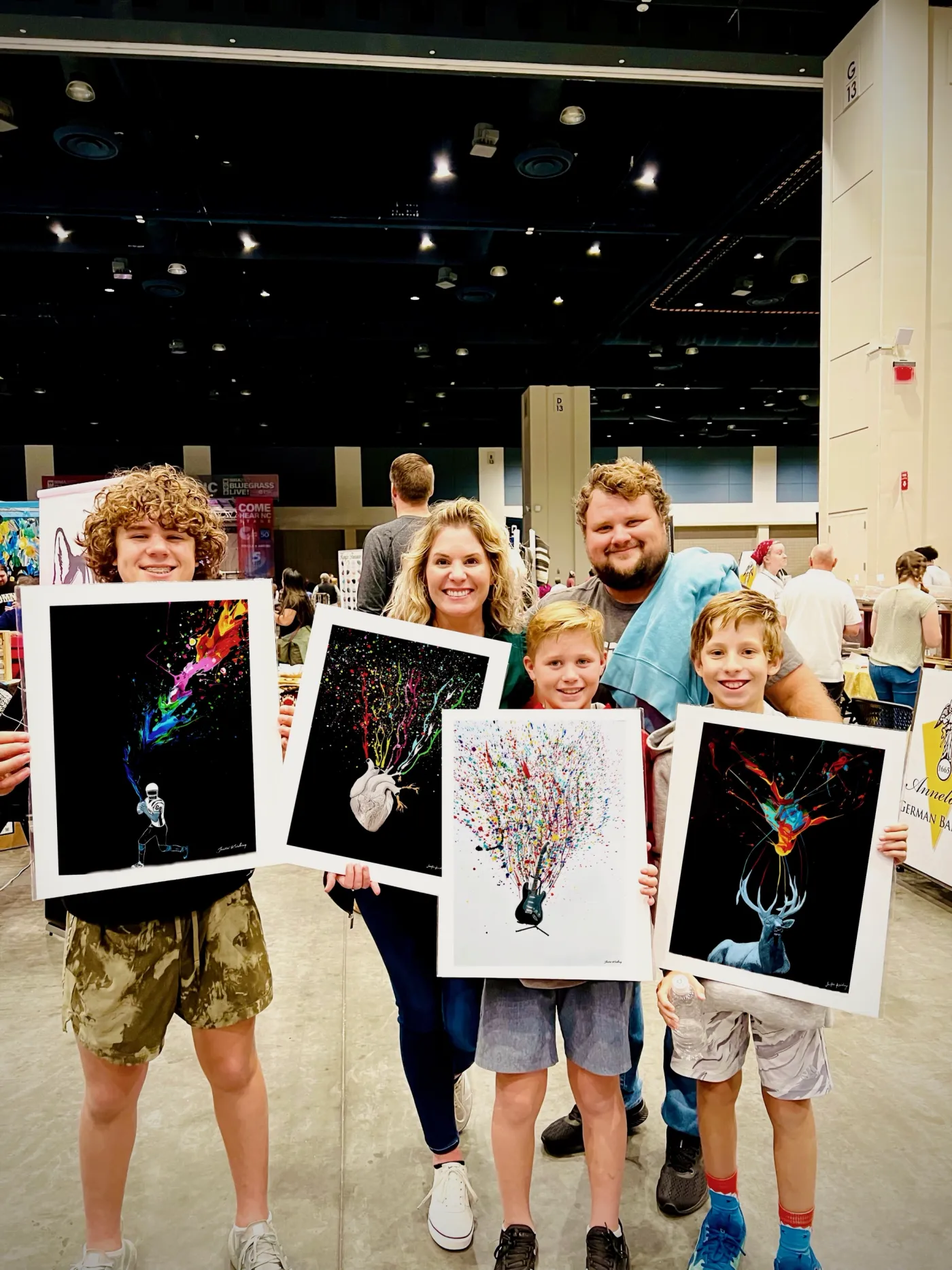 Family Art Display