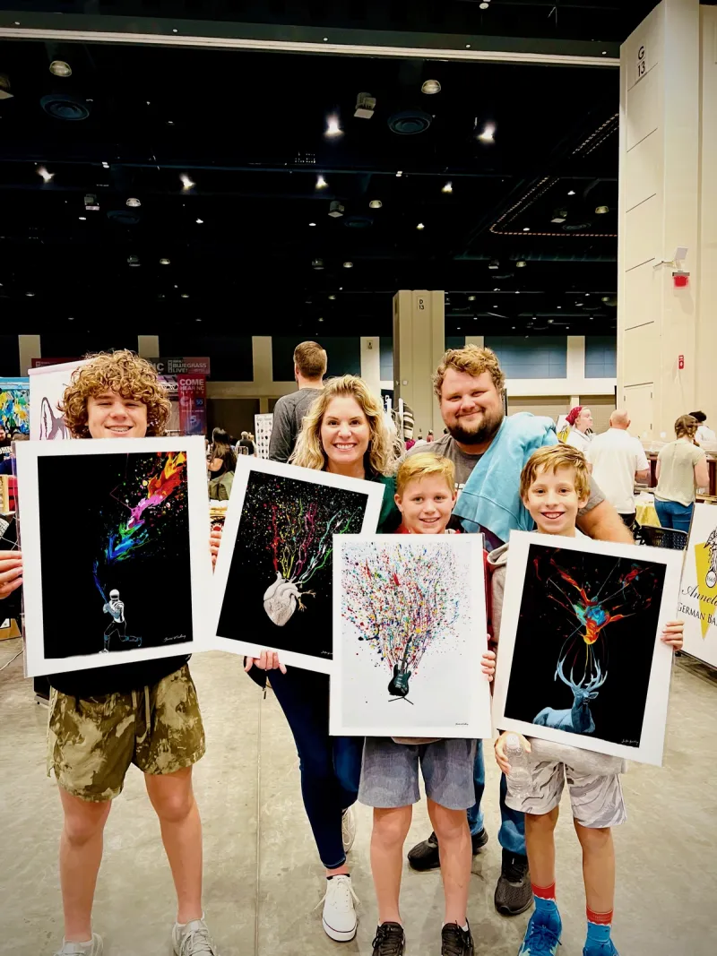 Family Art Display