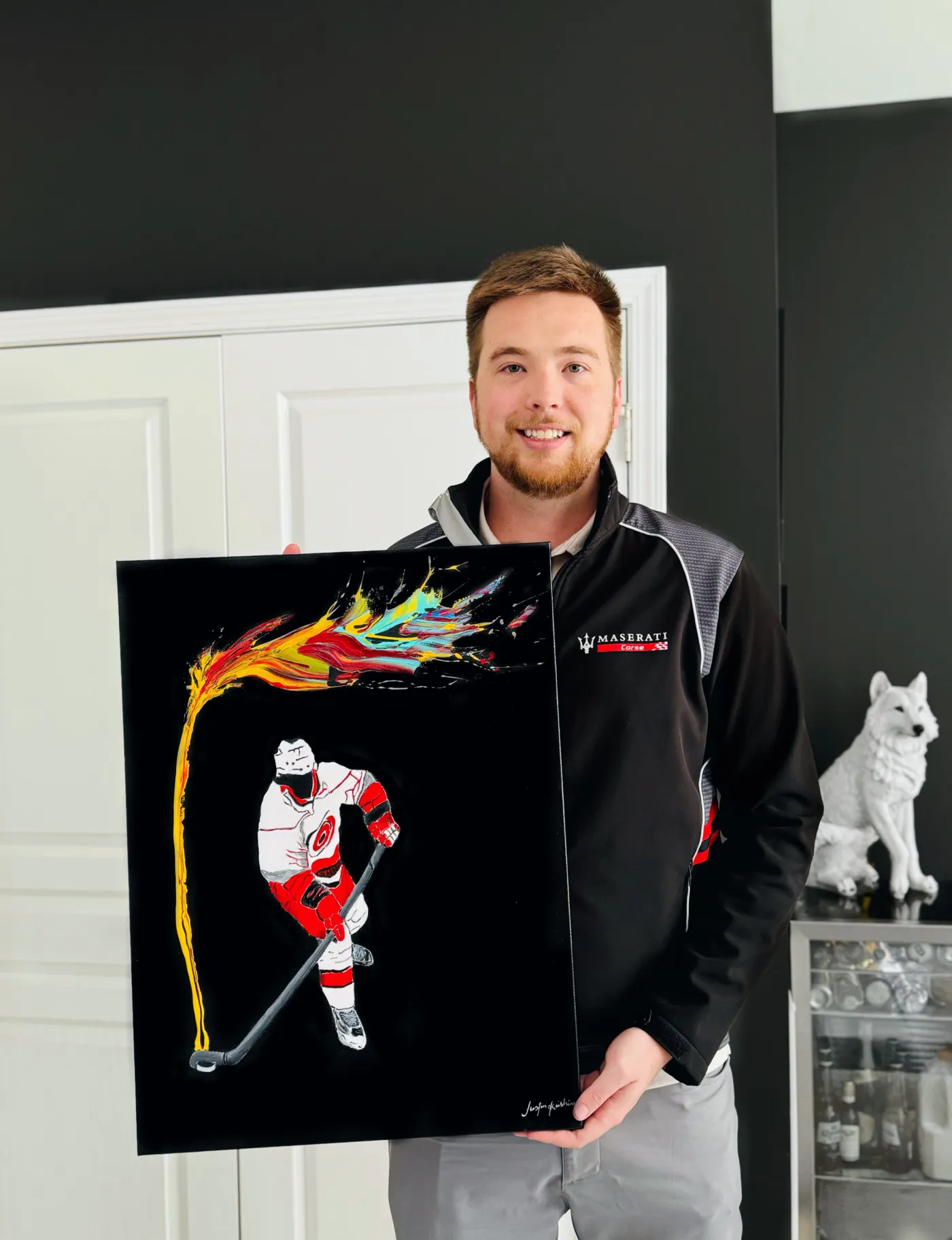 Flaming Hockey Fire