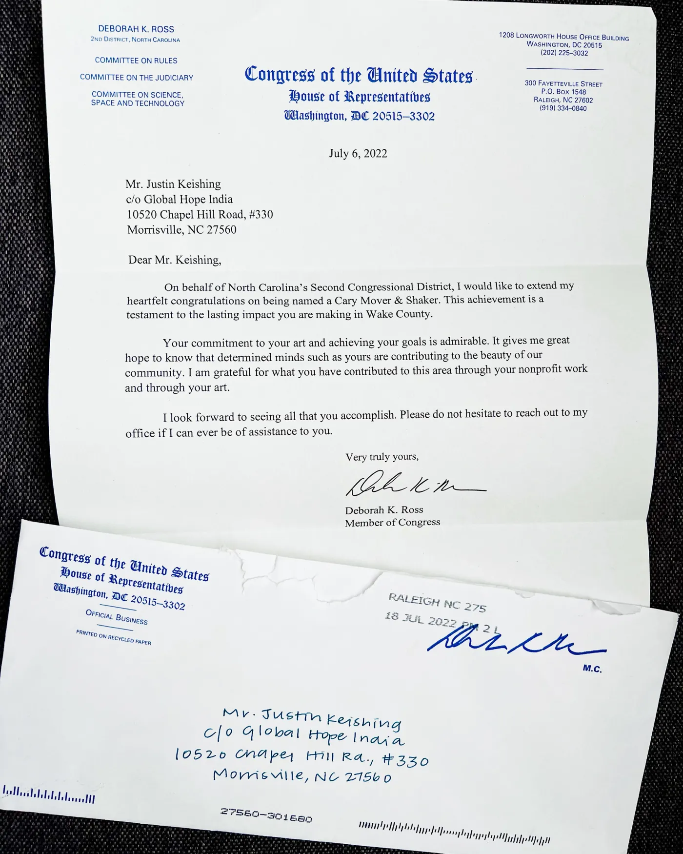Congressional Correspondence