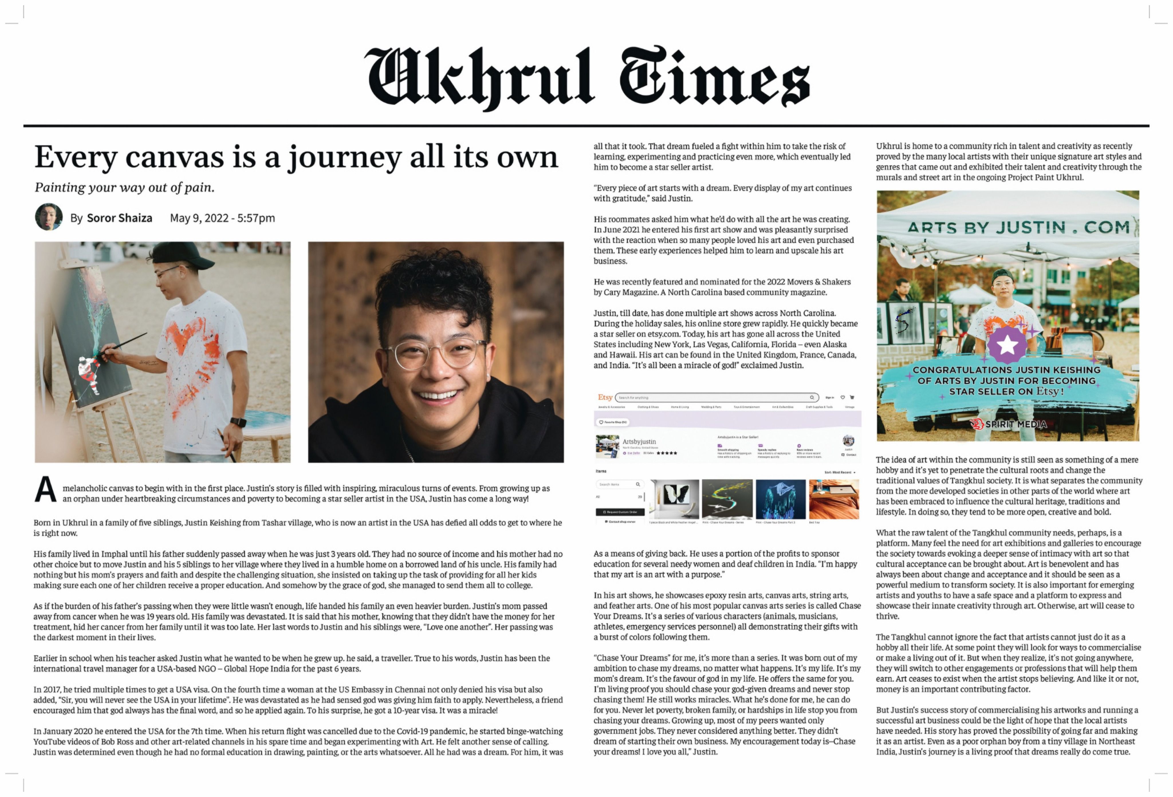 Artwork by Justin Keishing