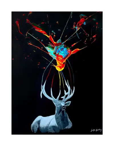 Burning Antlers