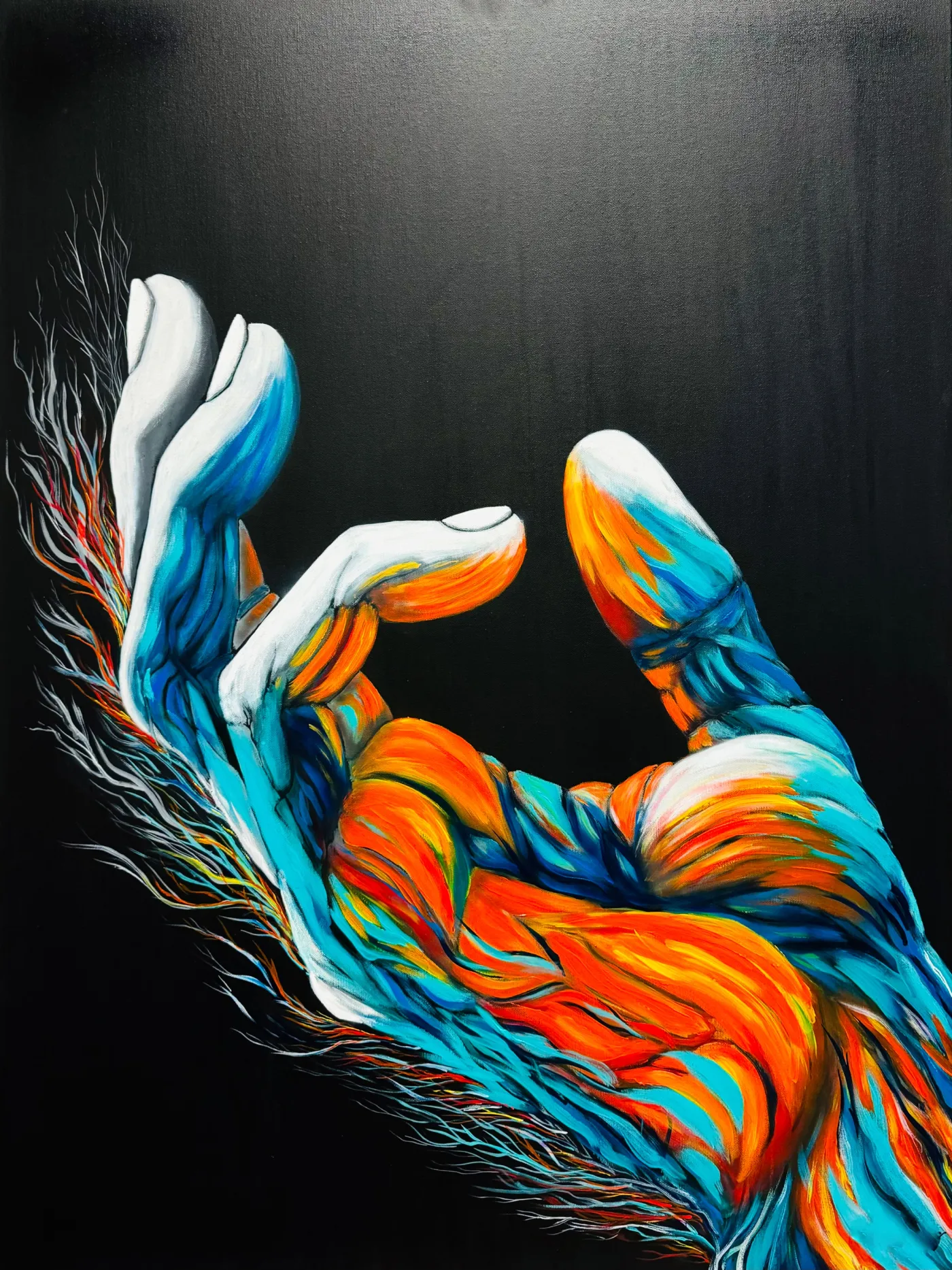 Painted Fire Hand